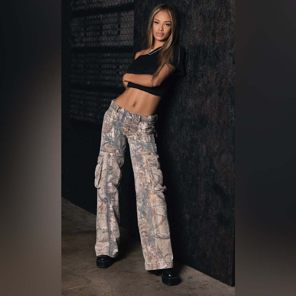 revice denim camo pants
